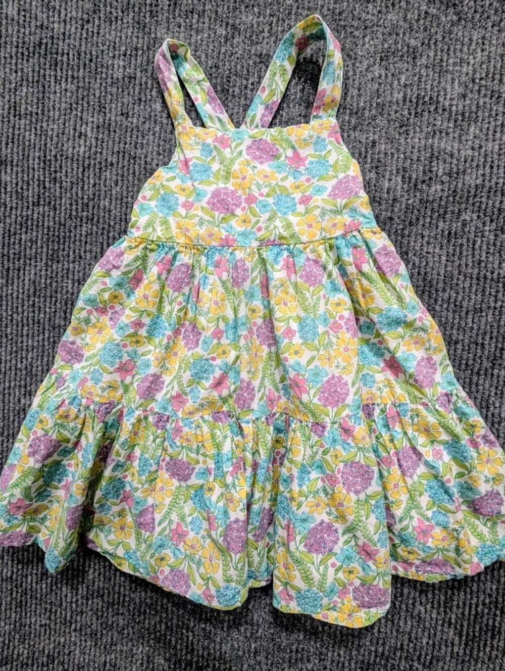 Cynthia Rowley Floral Tiered Sundress Sz 5
